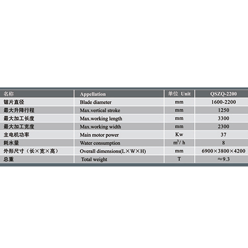 QSZQ-2200 Block Cutting Machine